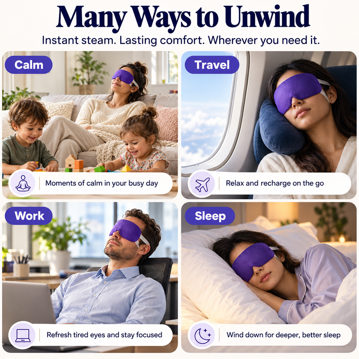 VEYLLO Steam Eye Mask